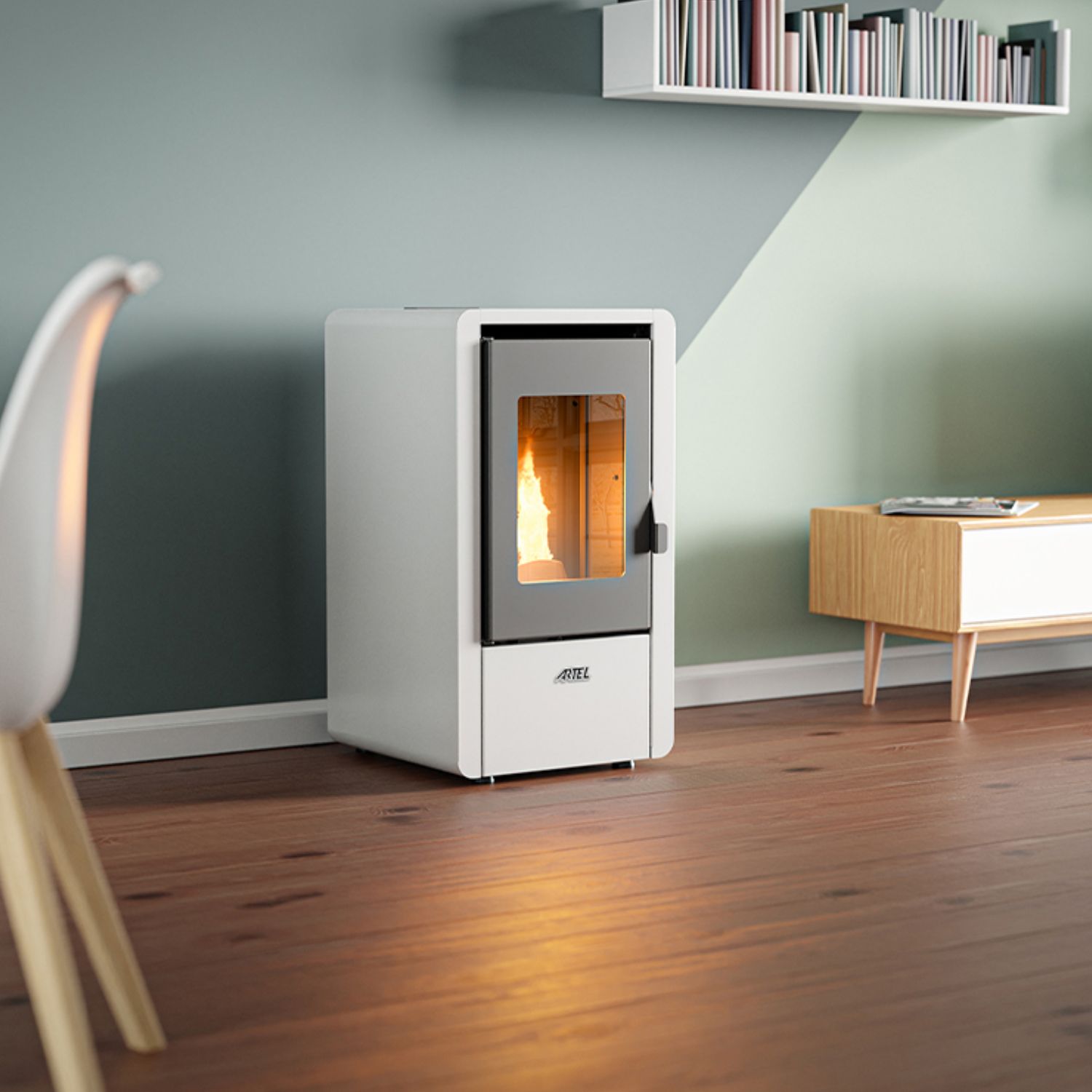 Artel Petit Pellet Fireplace • Metelerkamps