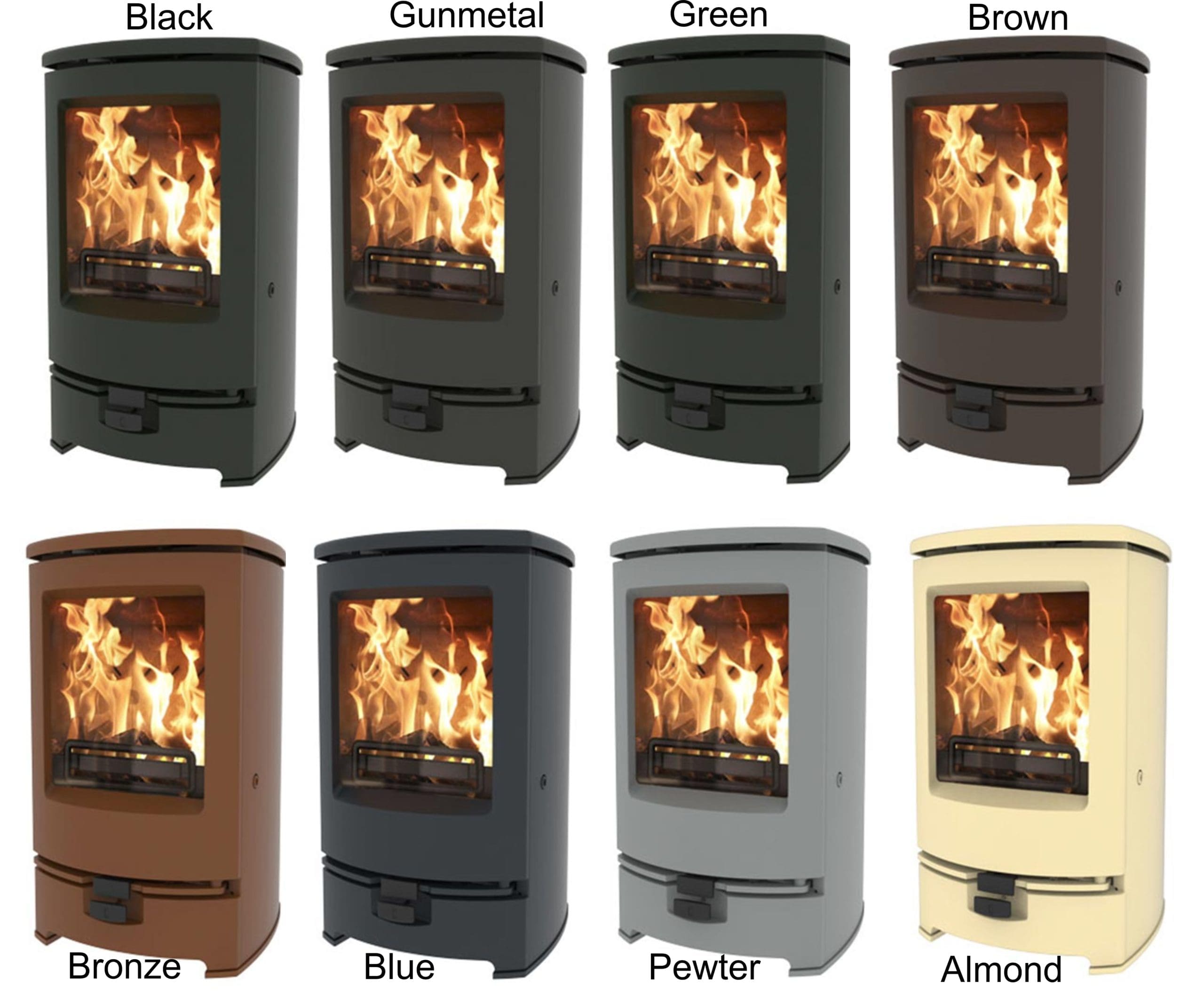 Charnwood Arc 5 Fireplace + Log Storage • Metelerkamps