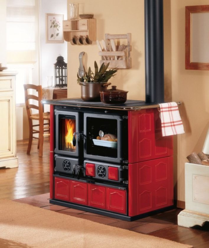 Nordica Rosa Maiolica Woodburning Cooker • Metelerkamps